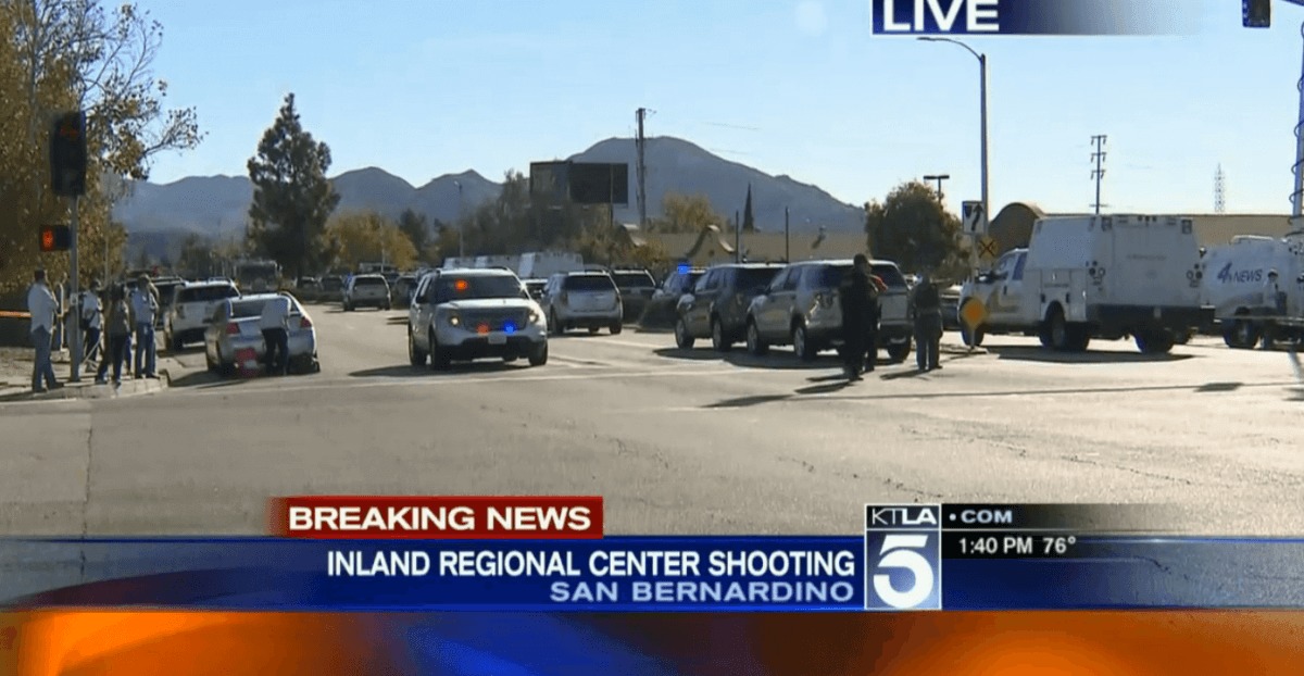 Photo of Breaking News Inland Regional Center Shooting San Bernardino KTLA5