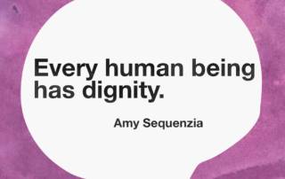 Every human being has dignity. Amy Sequenzia on Ollibean