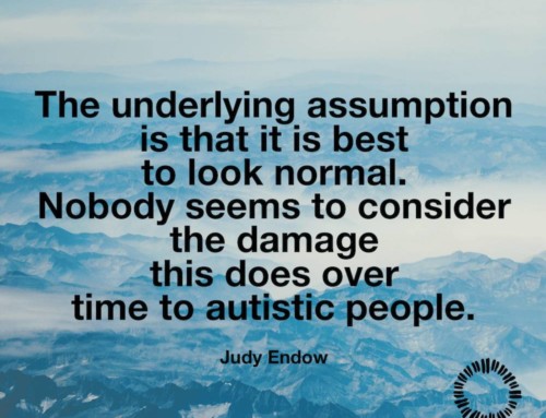 Autistic People: Persons or Projects?